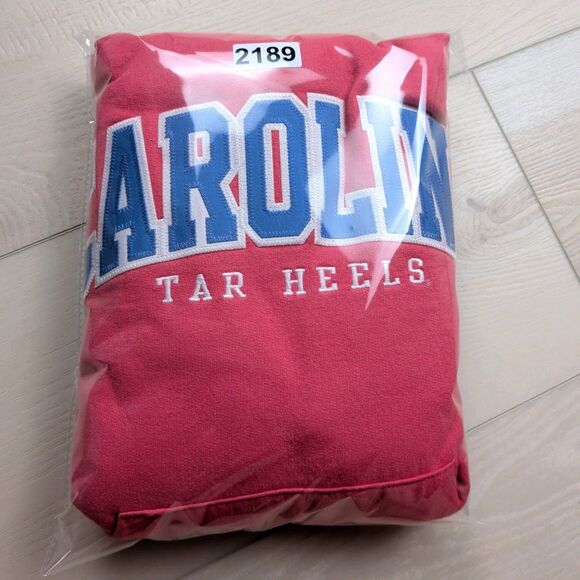 Champion North Carolina Tar Heels Embroidered Pink Hoodie Womens Medium UNC - Picture 9 of 9